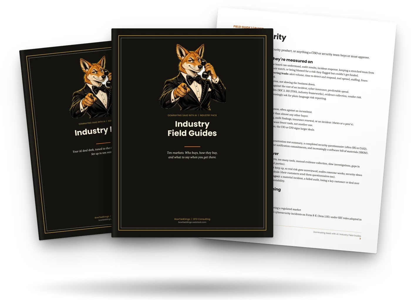 Industry Pack: the Industry Field Guides and the cybersecurity field guide page